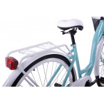 Mestský bicykel 28" Kozbike K24 1 prevodový Slabo modro biely
